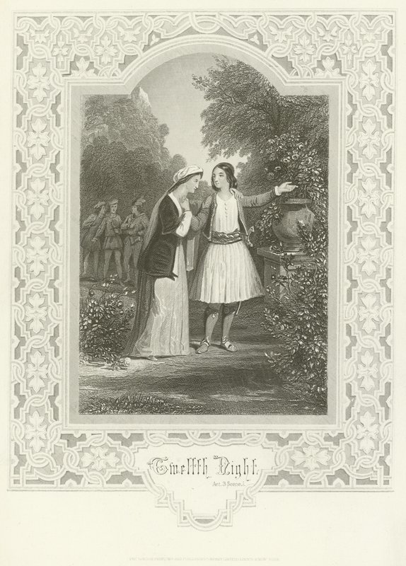 Twelfth Night, Act III, scene i  alkotó: Joseph Kenny Meadows