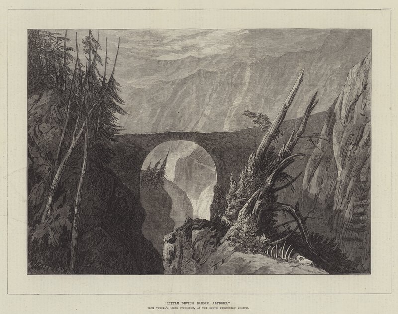 Kis Ördöghíd, Altdorf alkotó: Joseph Mallord William Turner