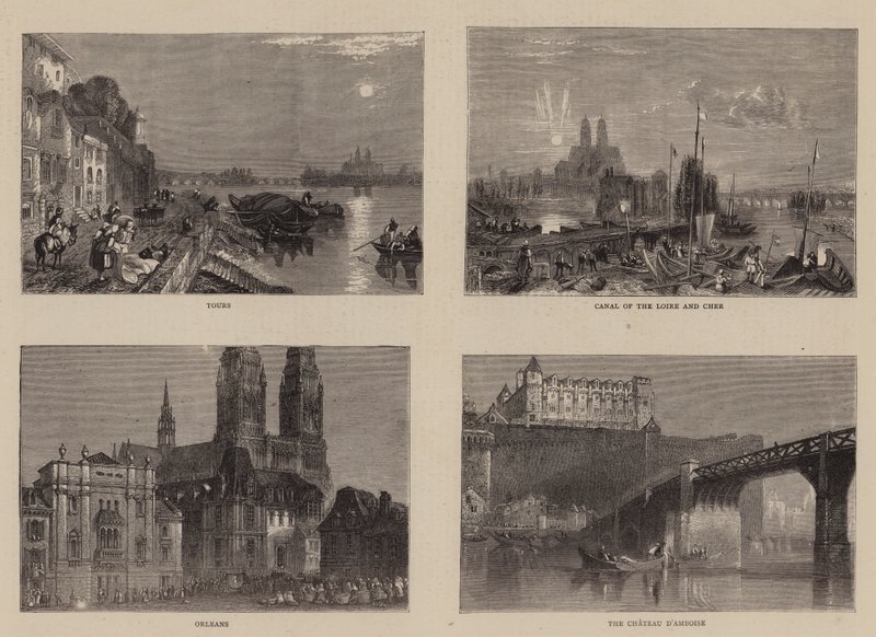 Vázlatok a Loire-ról alkotó: Joseph Mallord William Turner
