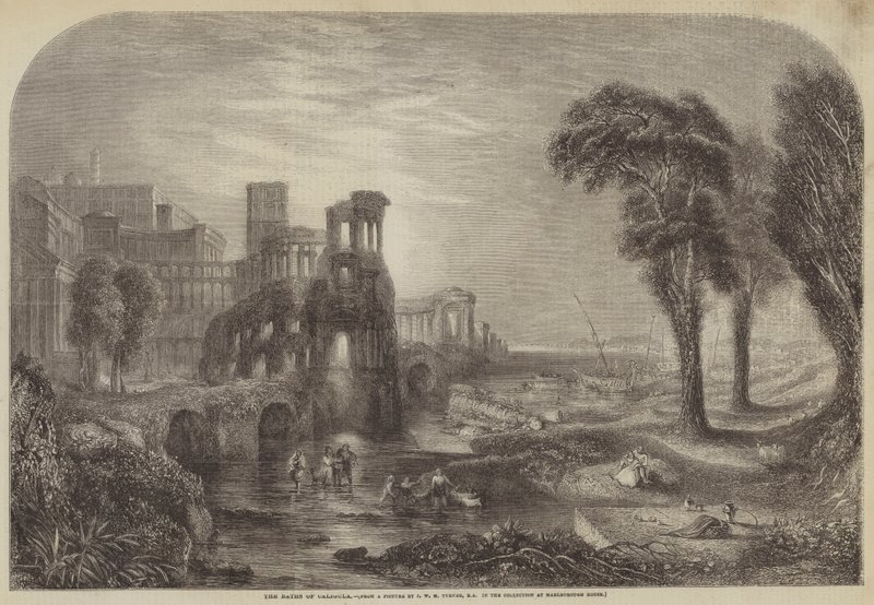 Caligula fürdői alkotó: Joseph Mallord William Turner