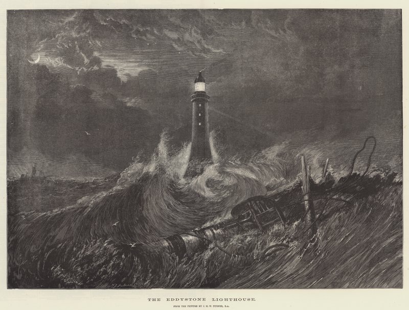 Az Eddystone világítótorony alkotó: Joseph Mallord William Turner
