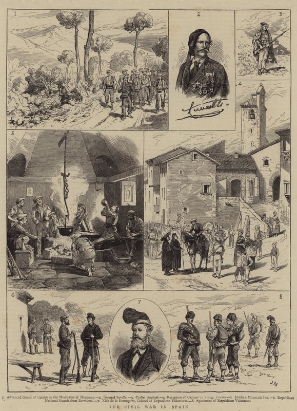 A polgárháború Spanyolországban alkotó: Joseph Nash