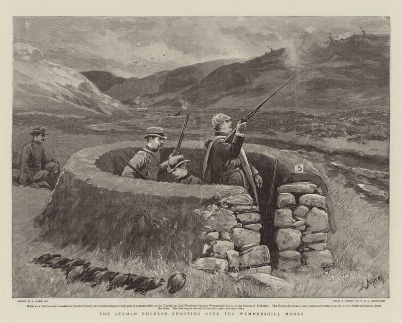 A német császár lövöldözős a Wemmersgill-mórok felett alkotó: Joseph Nash