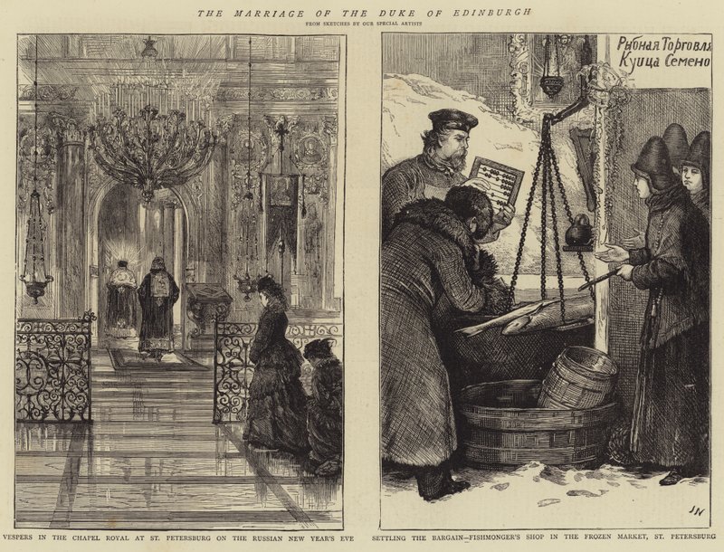 Az edinburghi herceg házassága alkotó: Joseph Nash