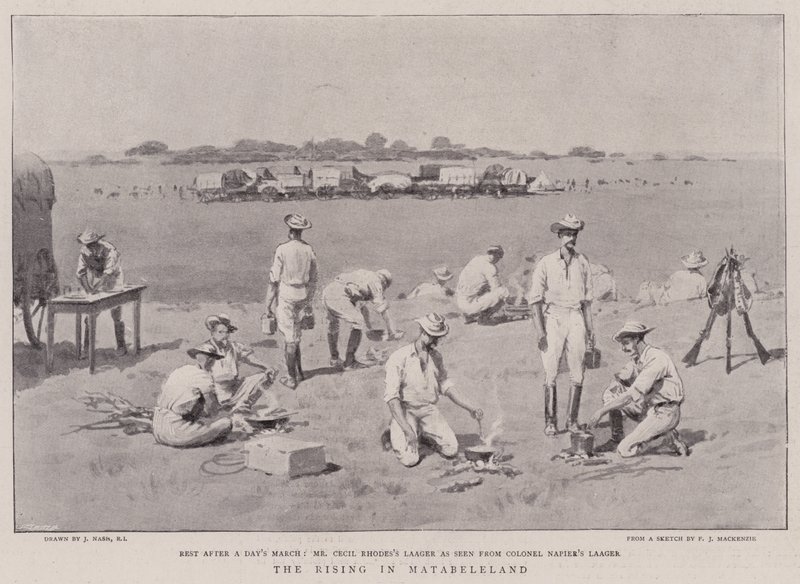 A felkelés Matabelelandban alkotó: Joseph Nash