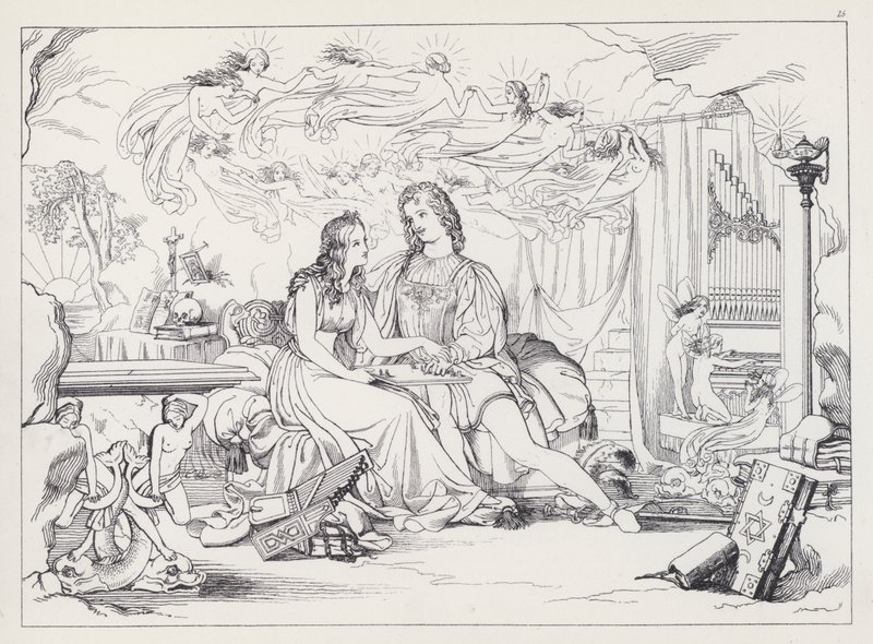 Shakespeares: A vihar, V. felvonás, 1. jelenet alkotó: Joseph Noel after Paton