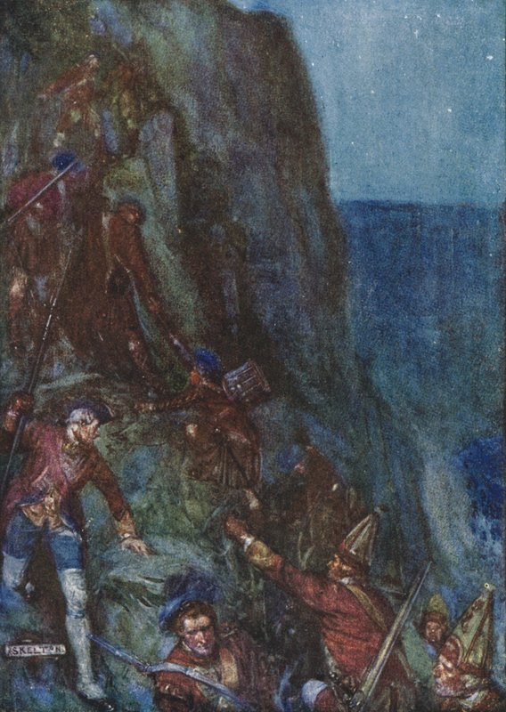 A férfiak megcsúszva és megbotolva mentek tovább alkotó: Joseph Ratcliffe Skelton