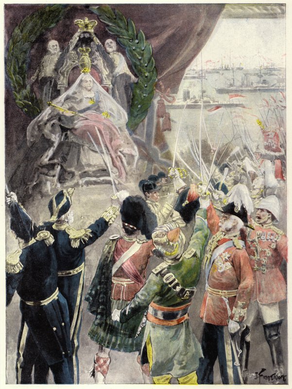 Viktória királynő karaktere: felsőbbrendűség (színes litó) alkotó: Joseph (after) Finnemore