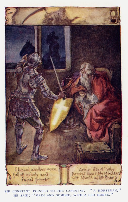 Illusztráció: Sir Knight of the Splendid Way (színes litó) alkotó: Joseph (after) Finnemore