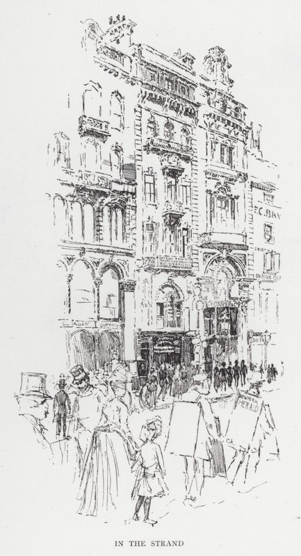 In the Strand (litho) alkotó: Joseph (after) Pennell