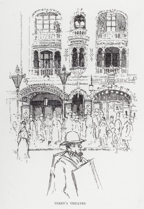 Terry Színház (litho) alkotó: Joseph (after) Pennell