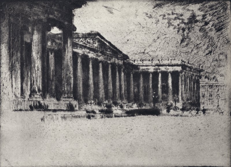 A British Museum (litho) alkotó: Joseph (after) Pennell