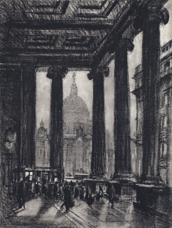 Posta (litho) alkotó: Joseph (after) Pennell