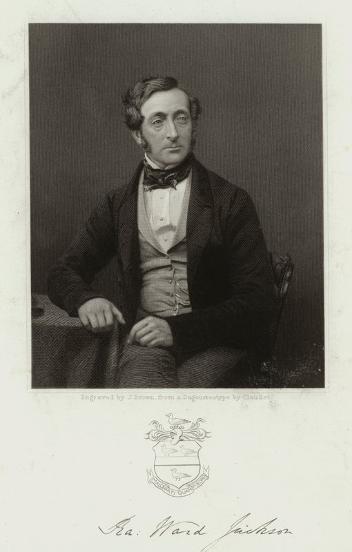 Ralph Ward Jackson brit ügyvéd, vasúti elnök, konzervatív politikus és Hartlepool képviselője alkotó: Joseph Brown