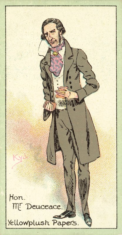 Tisztelt Deuceace úr, Yellowplush Papers (chromolitho) alkotó: Joseph Clayton Clarke