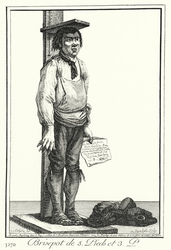 A Five Foot Three Inch Crackpot (metszet) alkotó: Joseph Franz von (after) Goez