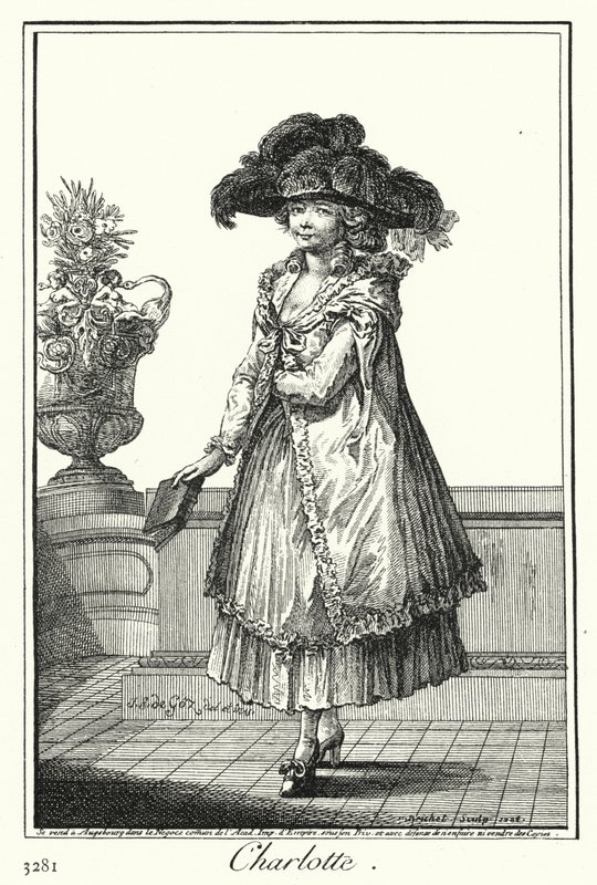 Charlotte (metszet) alkotó: Joseph Franz von (after) Goez