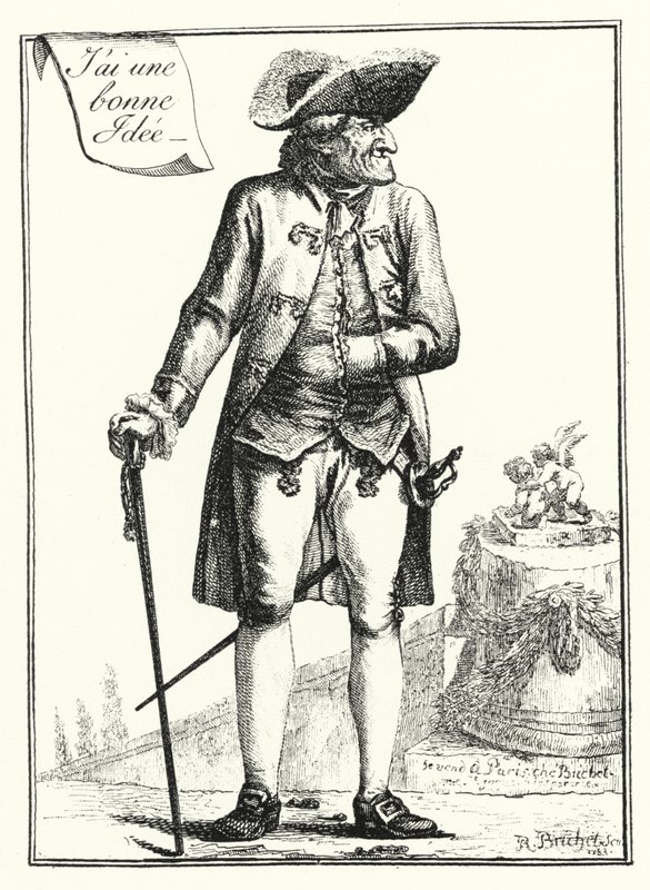 Van egy jó ötletem (metszet) alkotó: Joseph Franz von (after) Goez
