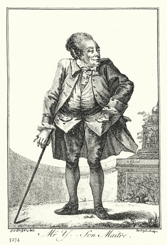 Y úr, a mestere (metszet) alkotó: Joseph Franz von (after) Goez
