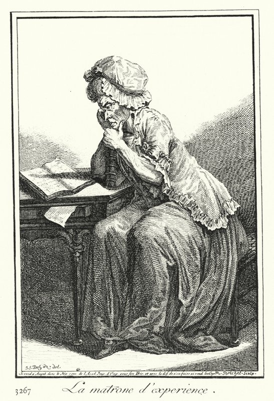 A tapasztalt matróna (metszet) alkotó: Joseph Franz von (after) Goez