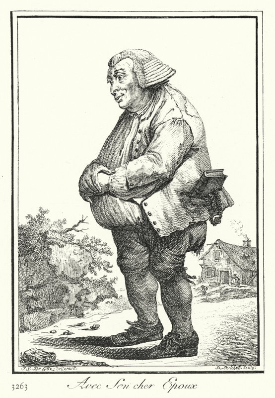 Kedves Férjével (metszet) alkotó: Joseph Franz von (after) Goez