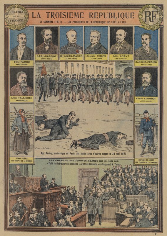 A Francia Harmadik Köztársaság: a Párizsi Kommün (1871) és a köztársasági elnökök alkotó: Joseph Girard