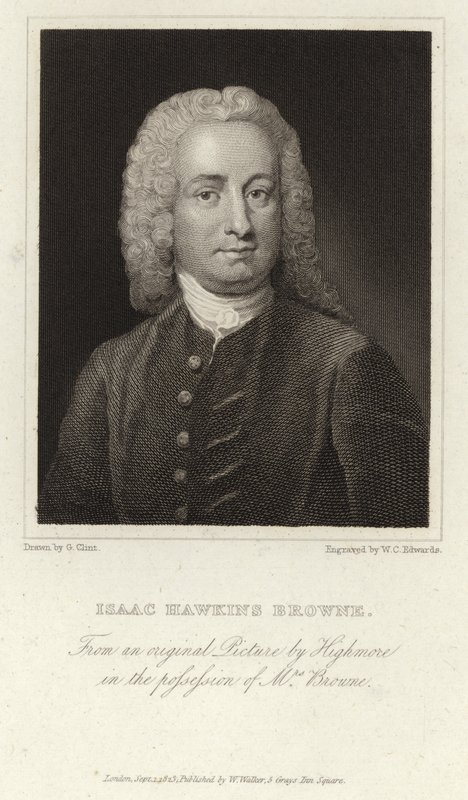Isaac Hawkins Browne - angol író és politikus (1705-1760) alkotó: Joseph Highmore