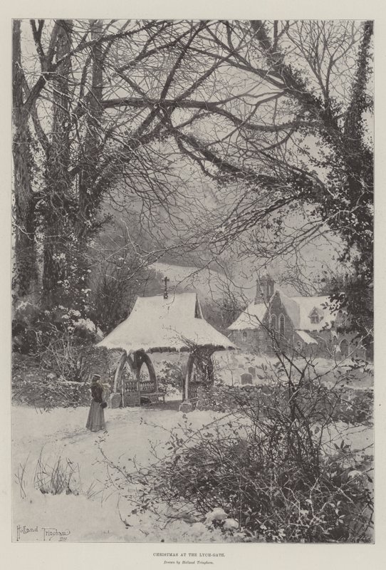 Karácsony a Lych-Gate-ben alkotó: Joseph Holland Tringham