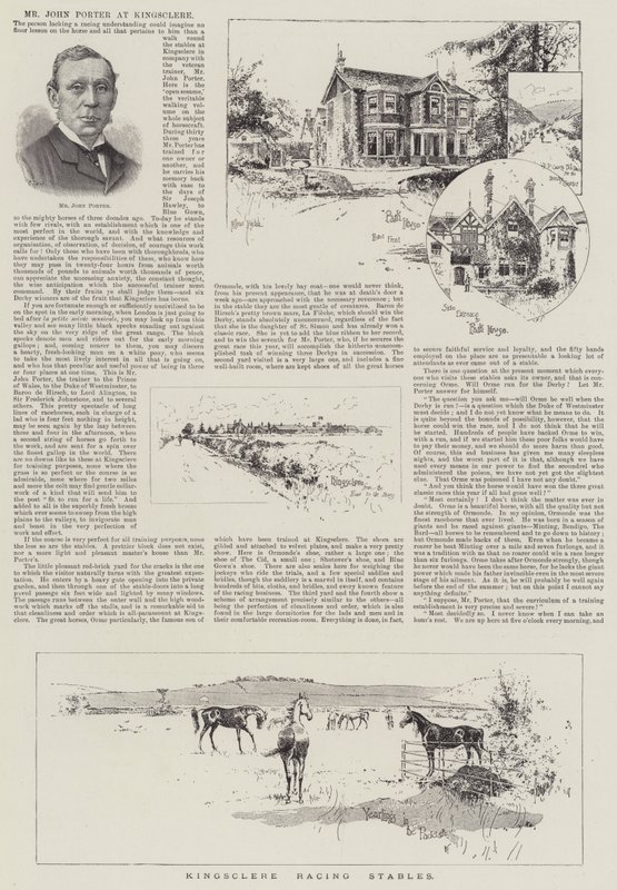 Kingsclere Racing Stables alkotó: Joseph Holland Tringham