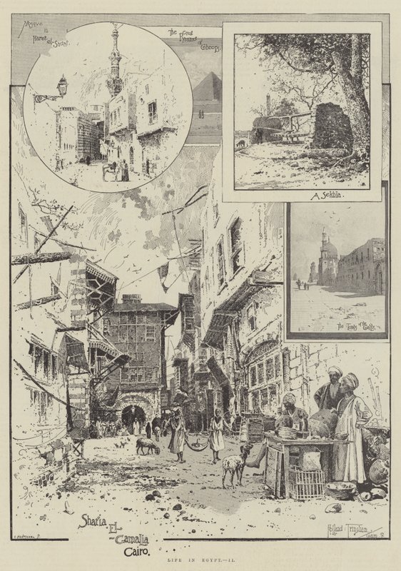 Élet Egyiptomban alkotó: Joseph Holland Tringham