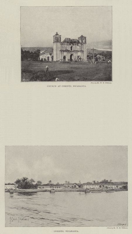Nicaragua vázlatai alkotó: Joseph Holland Tringham