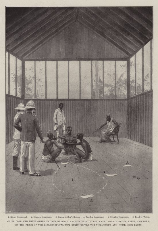 A benini expedíció alkotó: Joseph Holland Tringham