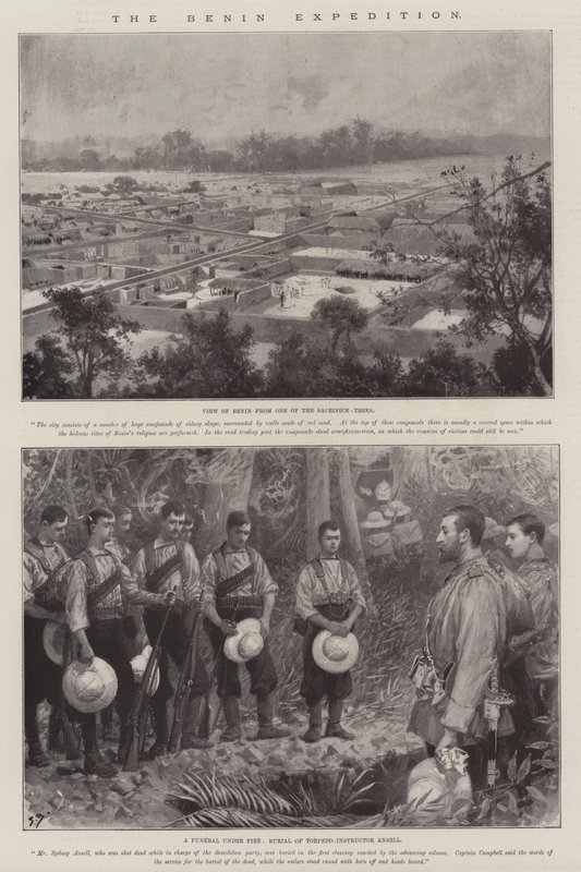 A benini expedíció alkotó: Joseph Holland Tringham
