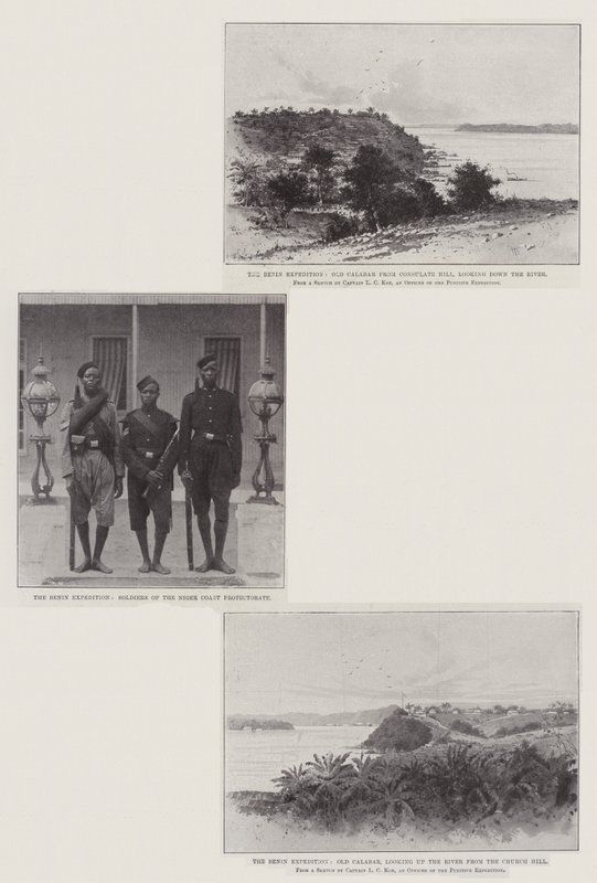 A benini expedíció alkotó: Joseph Holland Tringham
