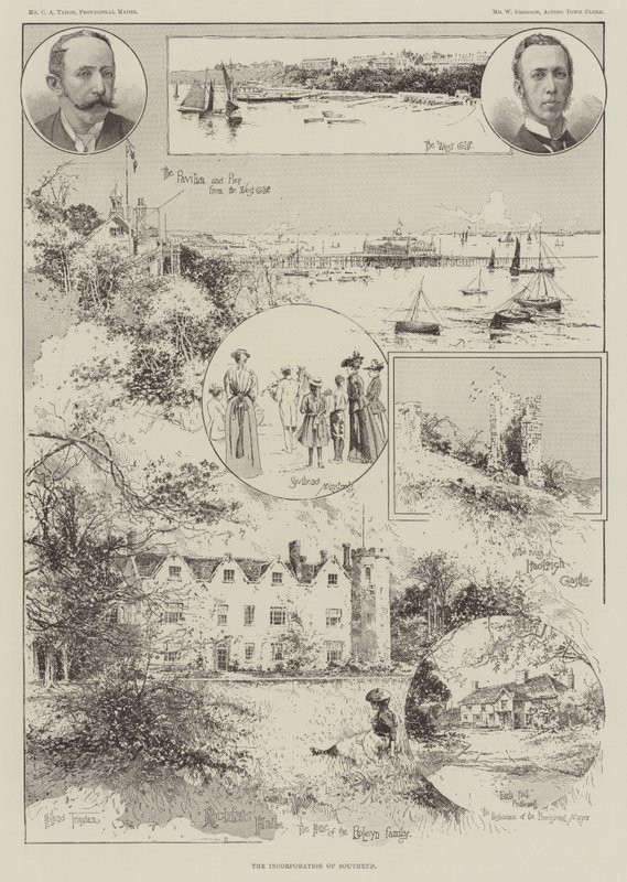 Southend beiktatása alkotó: Joseph Holland Tringham