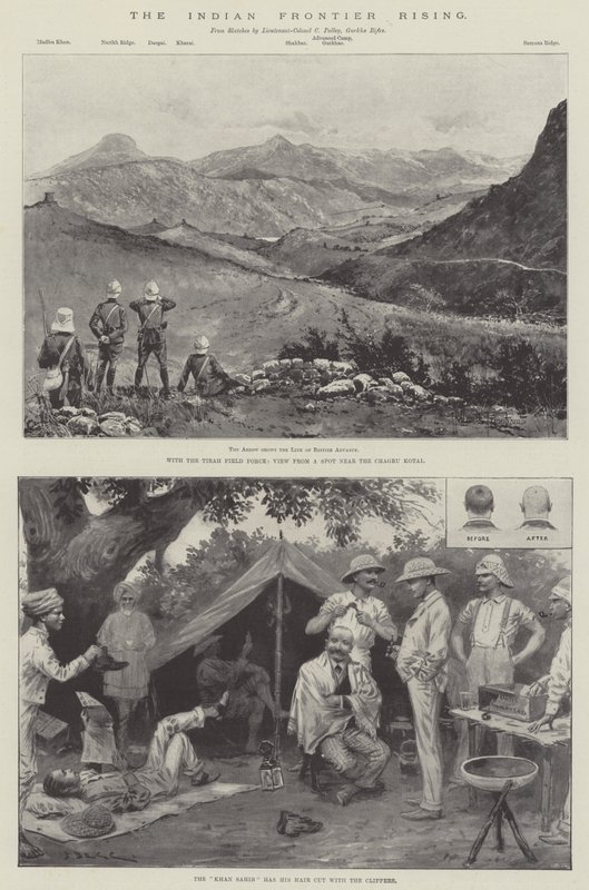 Az indiai határfelkelés alkotó: Joseph Holland Tringham