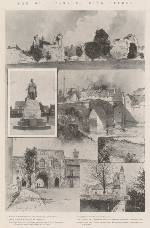 Alfréd király millenáris éve alkotó: Joseph Holland Tringham