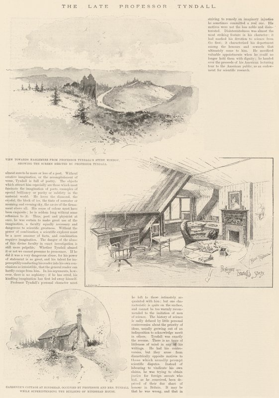 A néhai Tyndall professzor alkotó: Joseph Holland Tringham