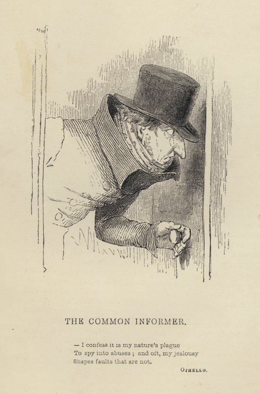 Kenny Meadows: The Common Informer (metszet) alkotó: Joseph Kenny (after) Meadows