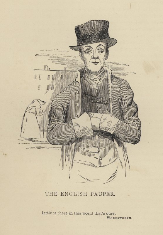 Kenny Meadows: The English Pauper (metszet) alkotó: Joseph Kenny (after) Meadows