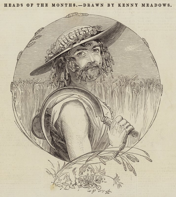 A hónapok fejei alkotó: Joseph Kenny Meadows