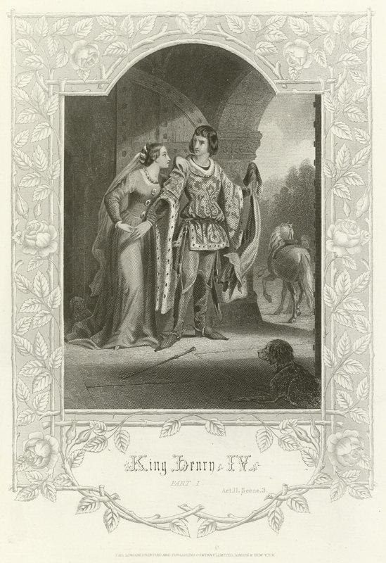 IV. Henrik király, I. rész, II. felvonás, III. jelenet alkotó: Joseph Kenny Meadows