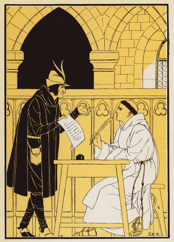 A teofil plébános csodája (színes litográfia) alkotó: Joseph Kuhn Regnier