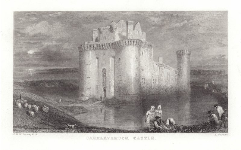 Caerlaverock kastély alkotó: Joseph Mallord William Turner