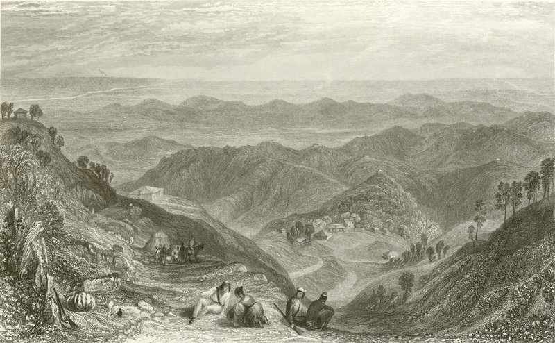 Mussooree és a Dhoon, Landourból alkotó: Joseph Mallord William Turner