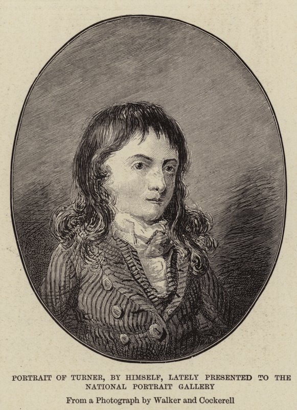 Turner portréja a közelmúltban bemutatta a Nemzeti Arcképcsarnoknak alkotó: Joseph Mallord William Turner