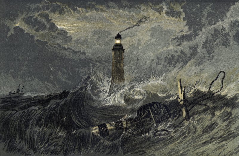 Az Eddystone világítótorony alkotó: Joseph Mallord William Turner