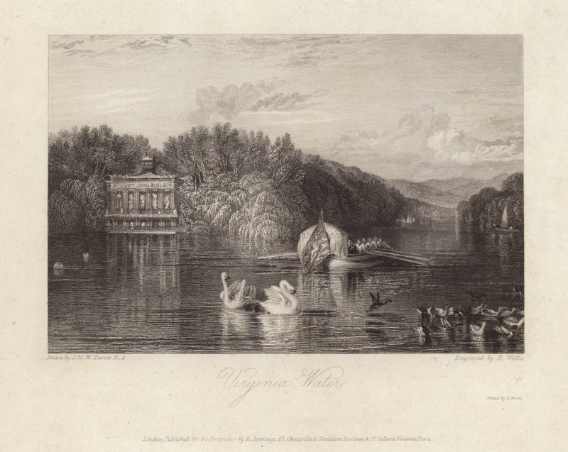 Virginia Water alkotó: Joseph Mallord William Turner