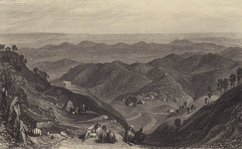 Mussoorie és a Doon, Landourból alkotó: after Joseph Mallord William Turner