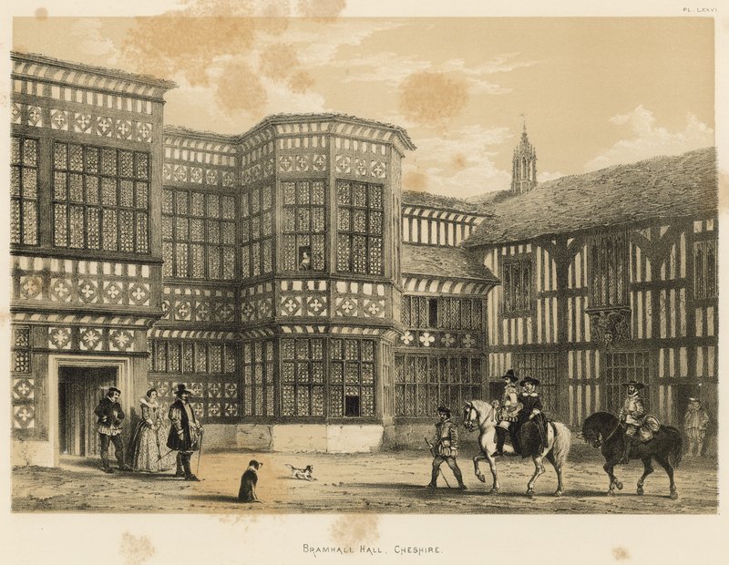 Bramhall Hall, Cheshire alkotó: Joseph Nash